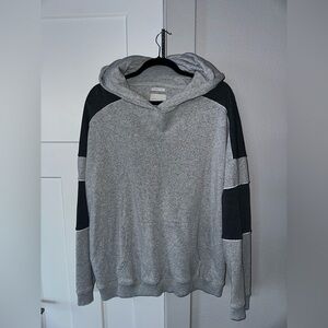 American Eagle Outfitters Heather Gray and Black Hoodie